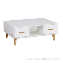 White Coffee Desk For Office or Living Room